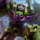 Illustration for article titled It Takes Six Transformers Trading Cards To Build Devastator